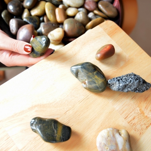 Working creatively with stones